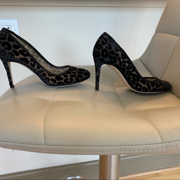 Jimmy Choo Bridget Leopard Devore Pumps - Picture 2 of 8